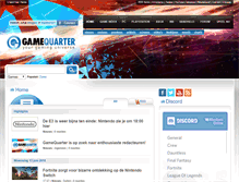Tablet Screenshot of gamequarter.be